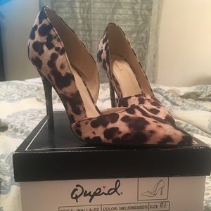 Leopard print heels